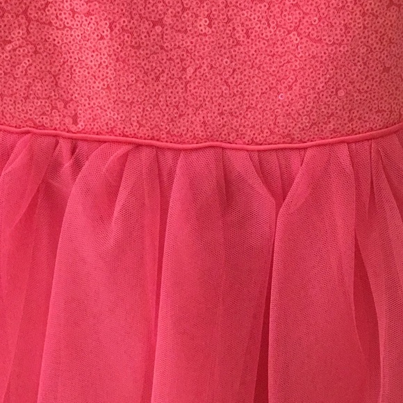 NWT Pink Sequined/Tulle Dress - Picture 5 of 5